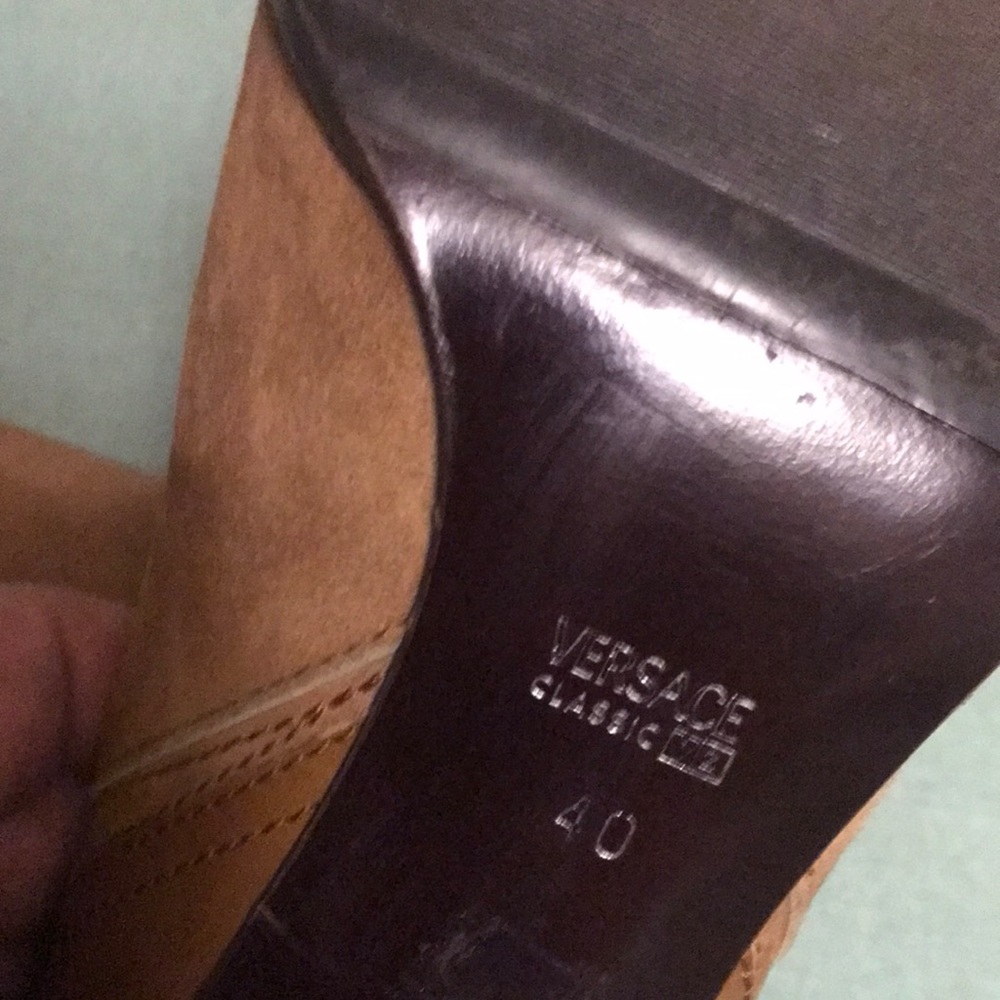 Versace Classic suede and leather size 10